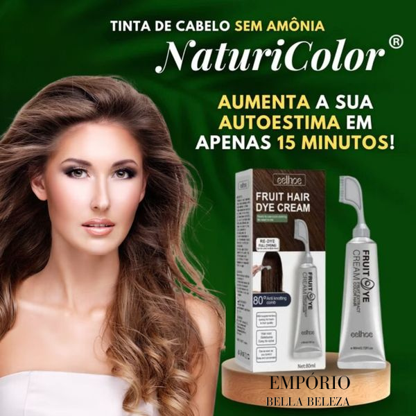 Tonalizante de Cabelo Vegetal NaturaColor + Pente de Brinde 🔥