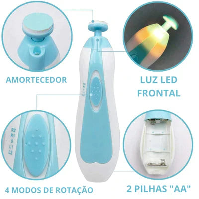 Baby Manicure Pro - Aparador de Unhas Elétrico