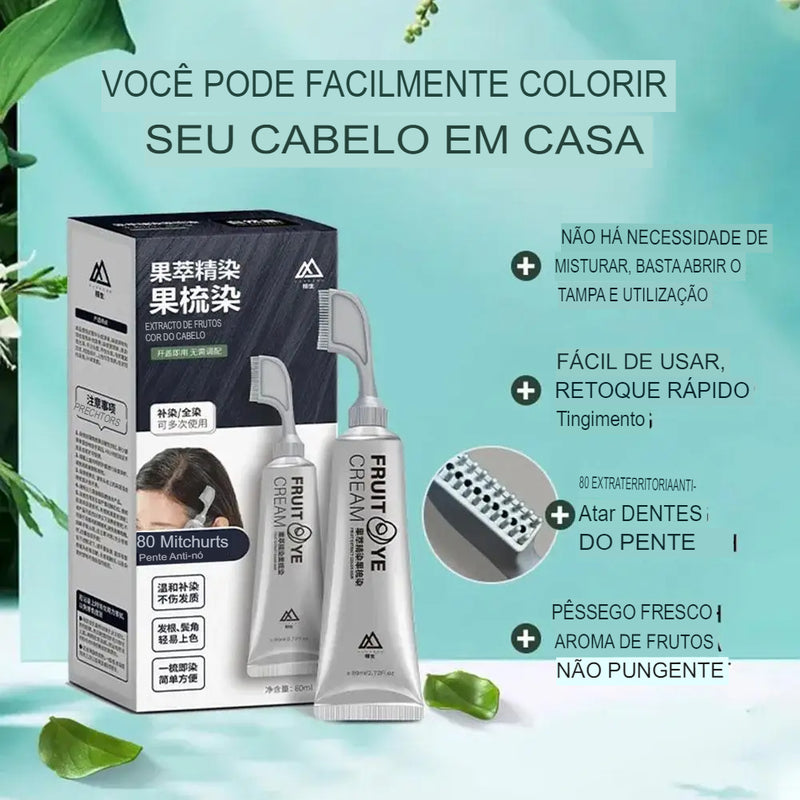 Tonalizante de Cabelo Vegetal NaturaColor + Pente de Brinde 🔥